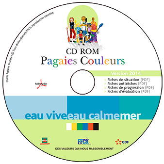 CR-ROM Pagaies Couleurs